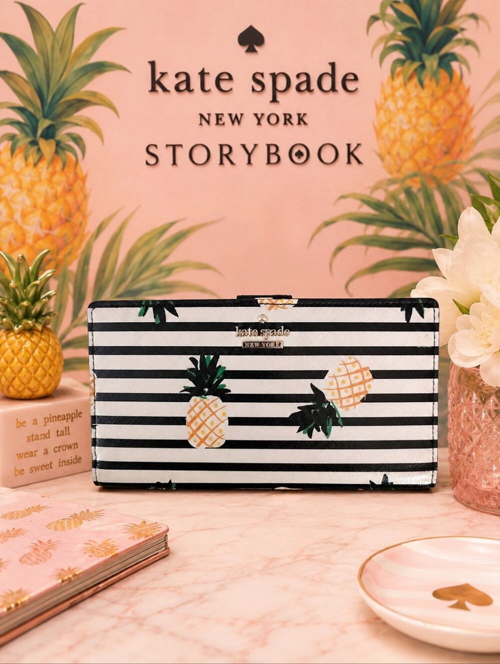 Kate Spade Storybook Pineapple Wallet
